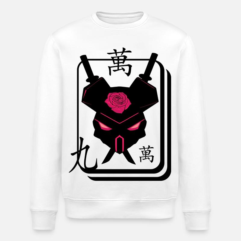 Souris de karaté - Sweat bio ROLLER Stanley/Stella Unisexe - blanc