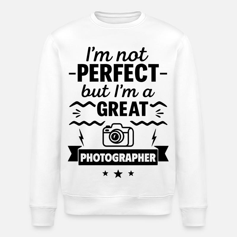Pas parfait mais un grand photographe - Sweat bio ROLLER Stanley/Stella Unisexe - blanc