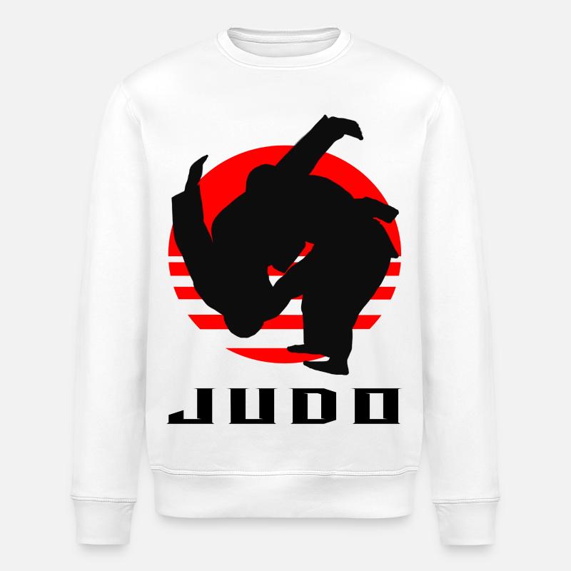 Judo - Sweat bio ROLLER Stanley/Stella Unisexe - blanc