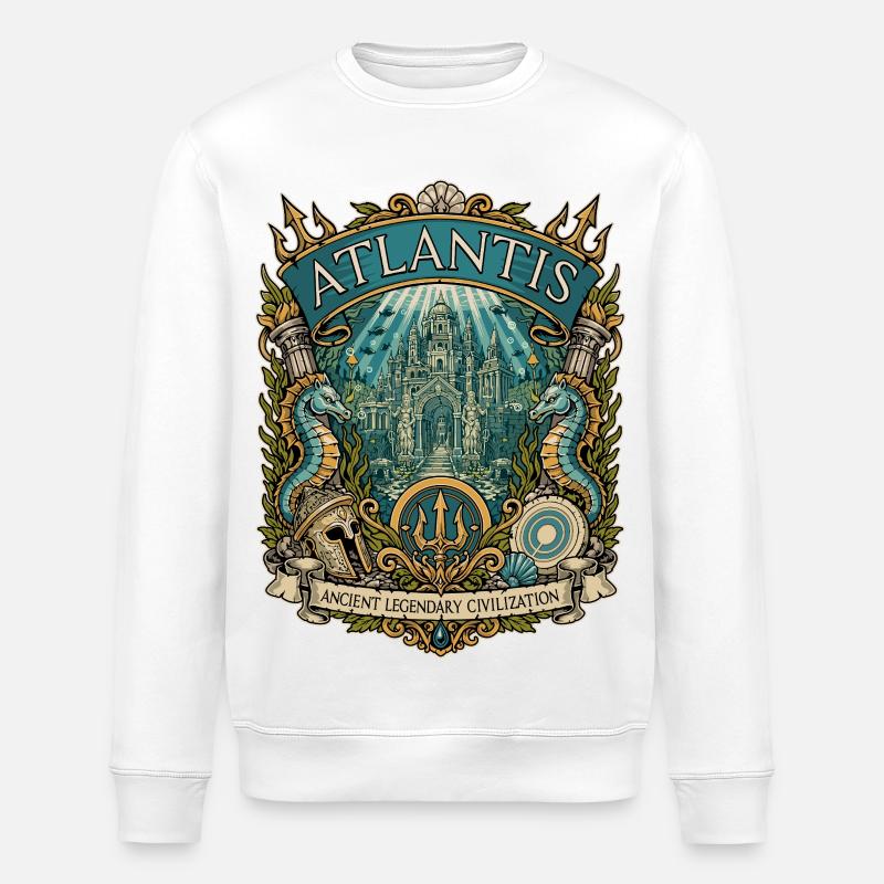 Atlantis : Ancienne Citadelle Maritime. - Sweat bio ROLLER Stanley/Stella Unisexe - blanc