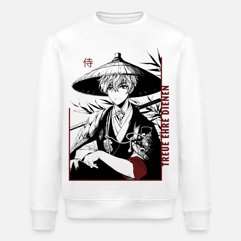 Samurai - Stanley/Stella Unisex Bio-Sweatshirt ROLLER - Weiß
