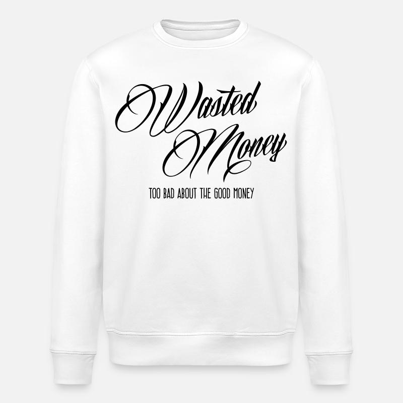 Geldverschwendung - Stanley/Stella Unisex Bio-Sweatshirt ROLLER - Weiß
