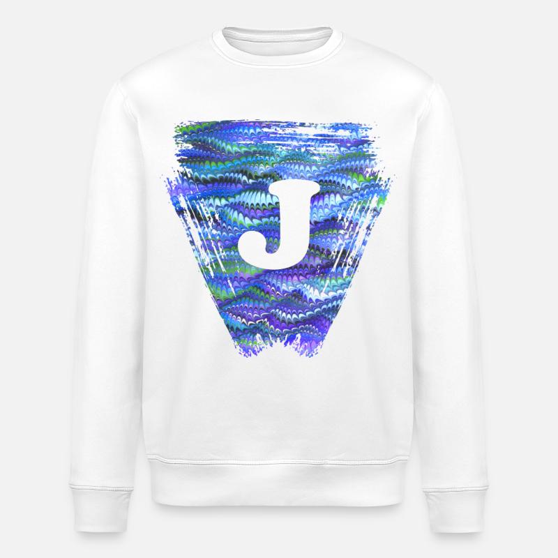 Dreieck E 103 J - Stanley/Stella ROLLER Unisex Organic Sweatshirt - white
