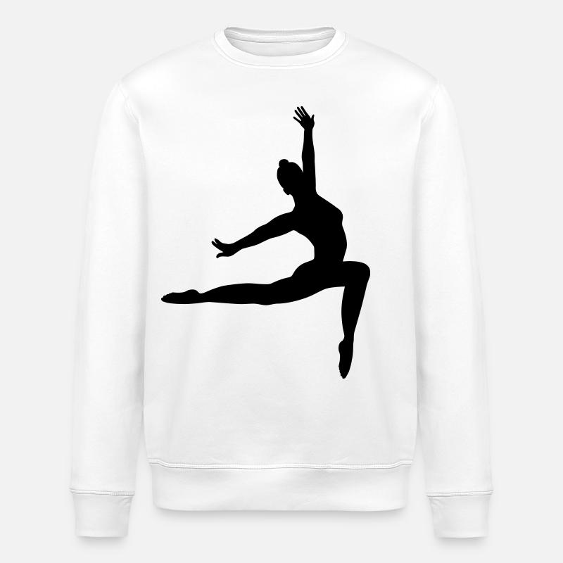 Ballett mit Gymnastik - Stanley/Stella Unisex Bio-Sweatshirt ROLLER - Weiß