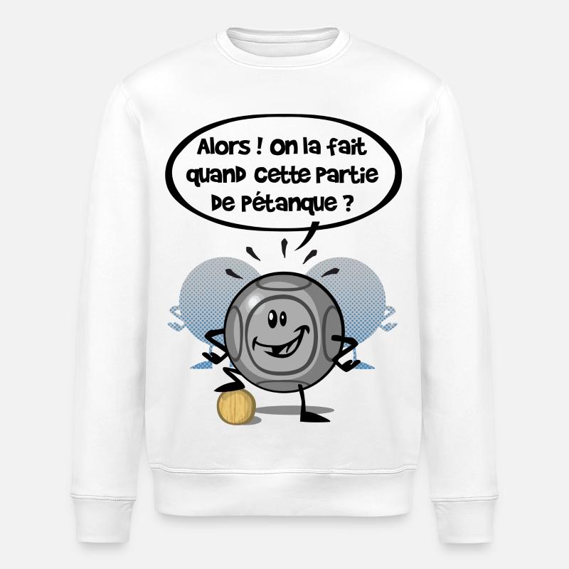 Schüsseln! - Stanley/Stella Unisex Bio-Sweatshirt ROLLER - Weiß