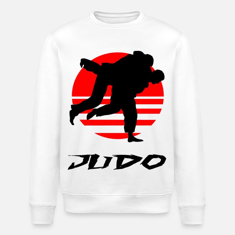 judo - Stanley/Stella ROLLER Unisex Organic Sweatshirt - white