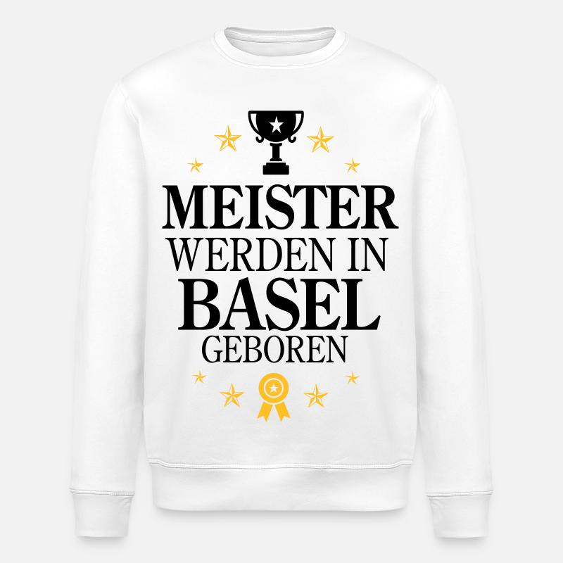 Masters Basel - Stanley/Stella ROLLER Unisex Organic Sweatshirt - white