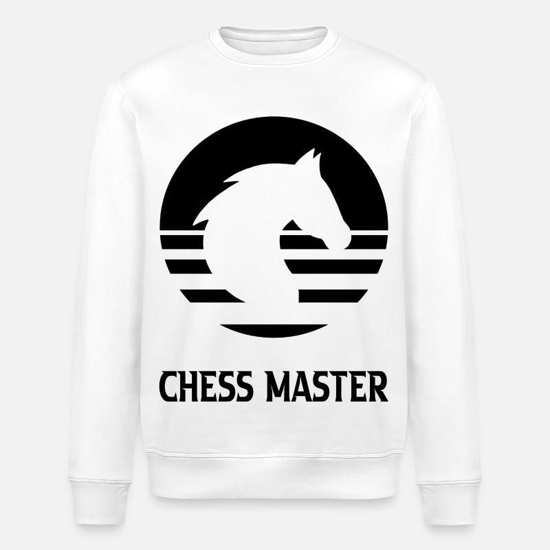 Chess - Stanley/Stella ROLLER Unisex Organic Sweatshirt - white