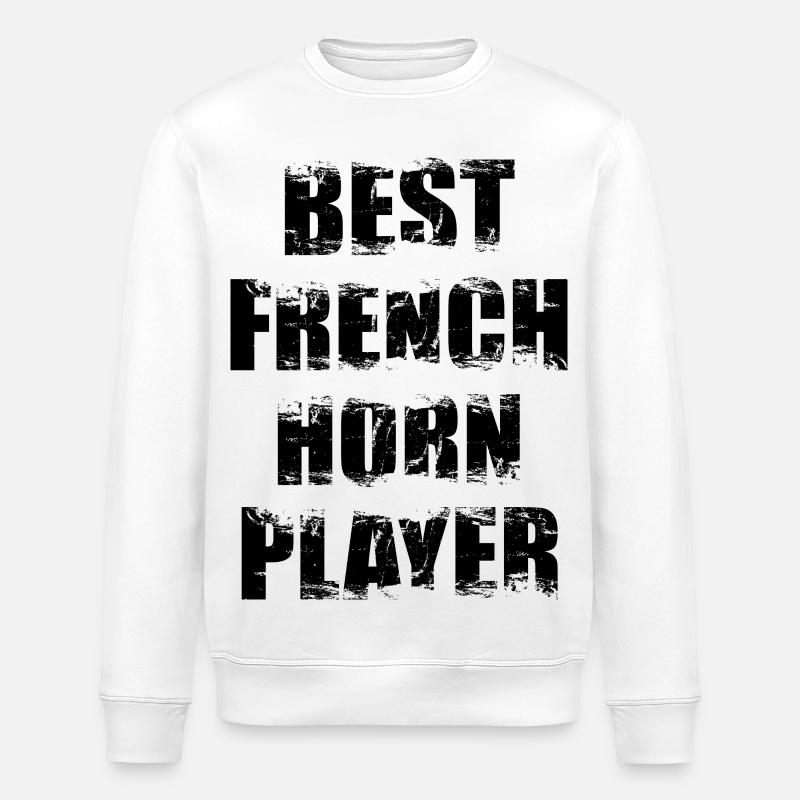 Waldhornist - Stanley/Stella Unisex Bio-Sweatshirt ROLLER - Weiß
