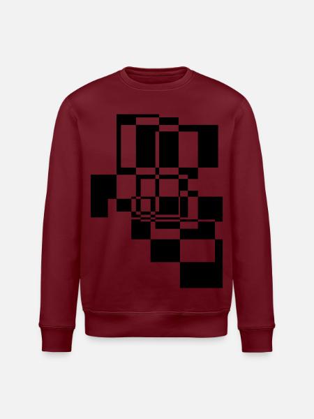 Abstract Shapes and Patterns Gift - Stanley/Stella ROLLER Unisex Organic Sweatshirt - white