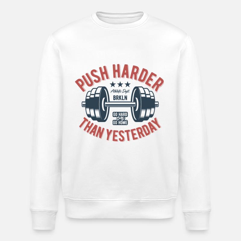 gym - Stanley/Stella Unisex Bio-Sweatshirt ROLLER - Weiß