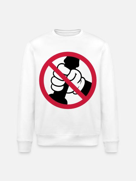 branler affiche interdit - Sweat bio ROLLER Stanley/Stella Unisexe - blanc