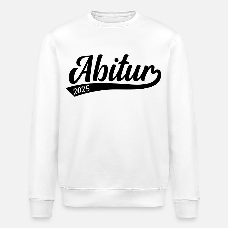 Abitur 2025 - Stanley/Stella Unisex Bio-Sweatshirt ROLLER - Weiß