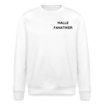 Malle Fanatiker - Stanley/Stella Unisex Bio-Sweatshirt ROLLER - Weiß - Vorne - Nik (191cm)