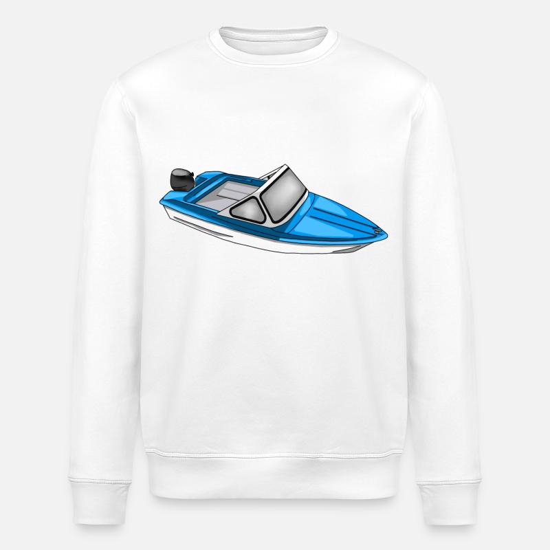 Bateau Ibis de la RDA - Sweat bio ROLLER Stanley/Stella Unisexe - blanc