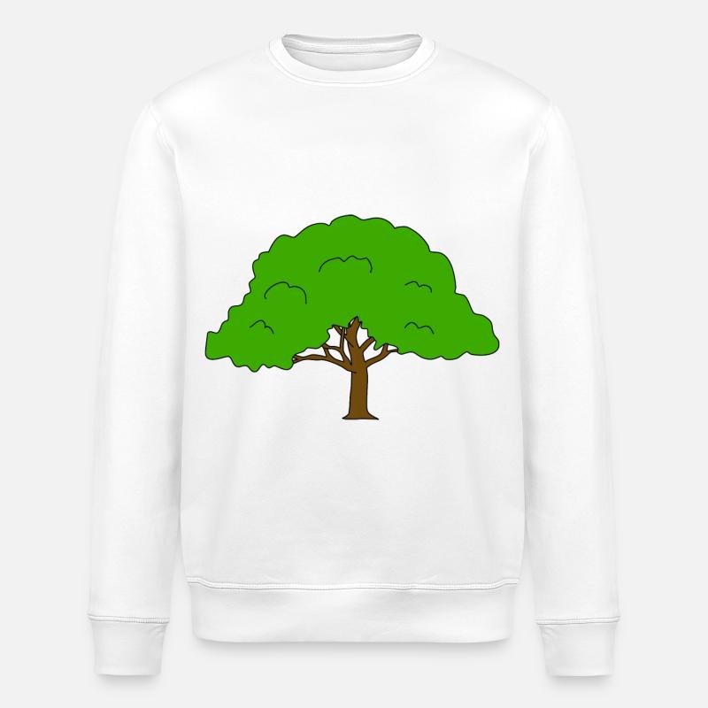 Baum - Stanley/Stella Unisex Bio-Sweatshirt ROLLER - Weiß