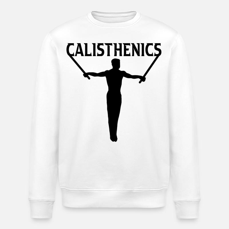 Calisthenics - Stanley/Stella Unisex Bio-Sweatshirt ROLLER - Weiß