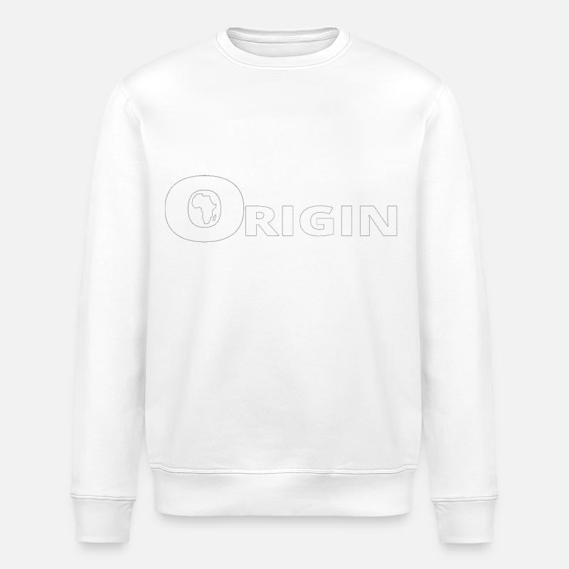 HERKUNFT AFRIKA - Stanley/Stella Unisex Bio-Sweatshirt ROLLER - Weiß