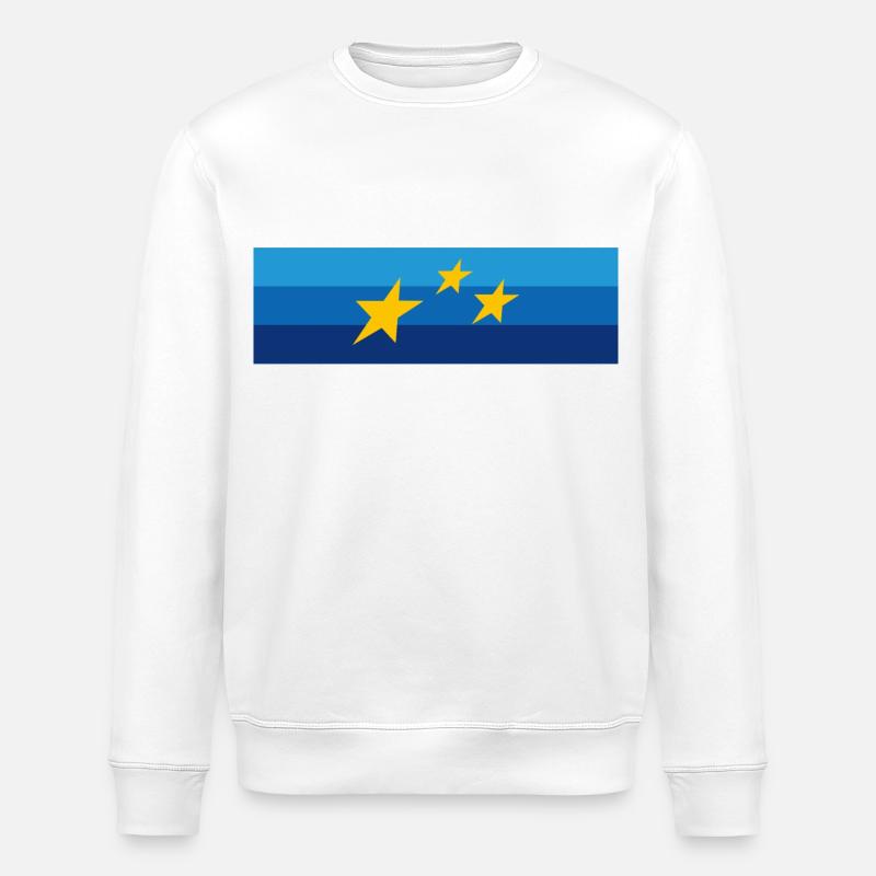 Europameister - Stanley/Stella Unisex Bio-Sweatshirt ROLLER - Weiß