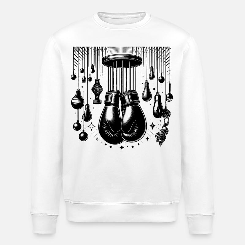 Boxtrainer | Boxtrainer - Stanley/Stella Unisex Bio-Sweatshirt ROLLER - Weiß