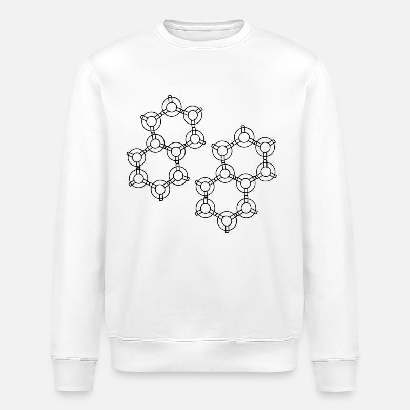 Conception Hexa - Sweat bio ROLLER Stanley/Stella Unisexe - blanc