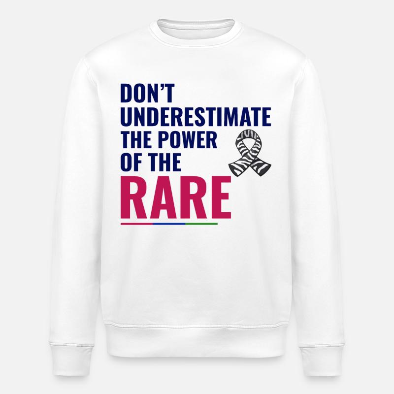 Sensibilisation aux maladies rares - Sweat bio ROLLER Stanley/Stella Unisexe - blanc
