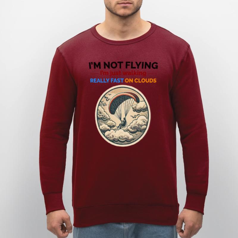 Paramotor Pilot Paramotoring Powered Paraglider Stanley/Stella ROLLER Unisex Organic Sweatshirt