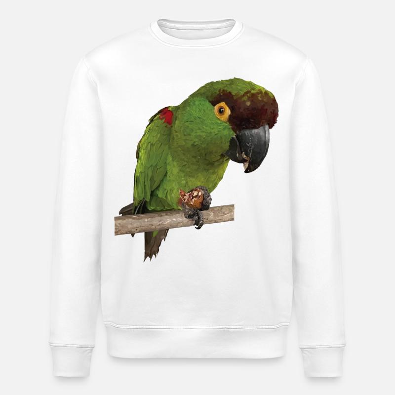 Bergsittich - Stanley/Stella Unisex Bio-Sweatshirt ROLLER - Weiß