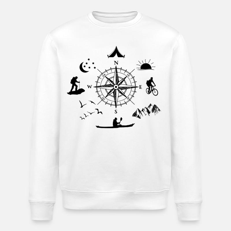 Aventure - Sweat bio ROLLER Stanley/Stella Unisexe - blanc