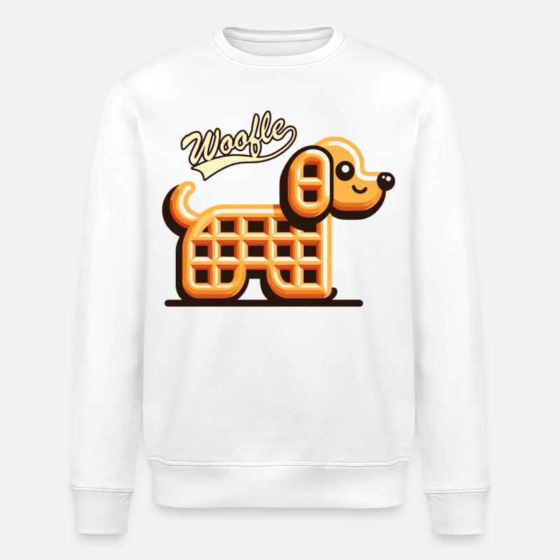 Woofle - Sweat bio ROLLER Stanley/Stella Unisexe - blanc