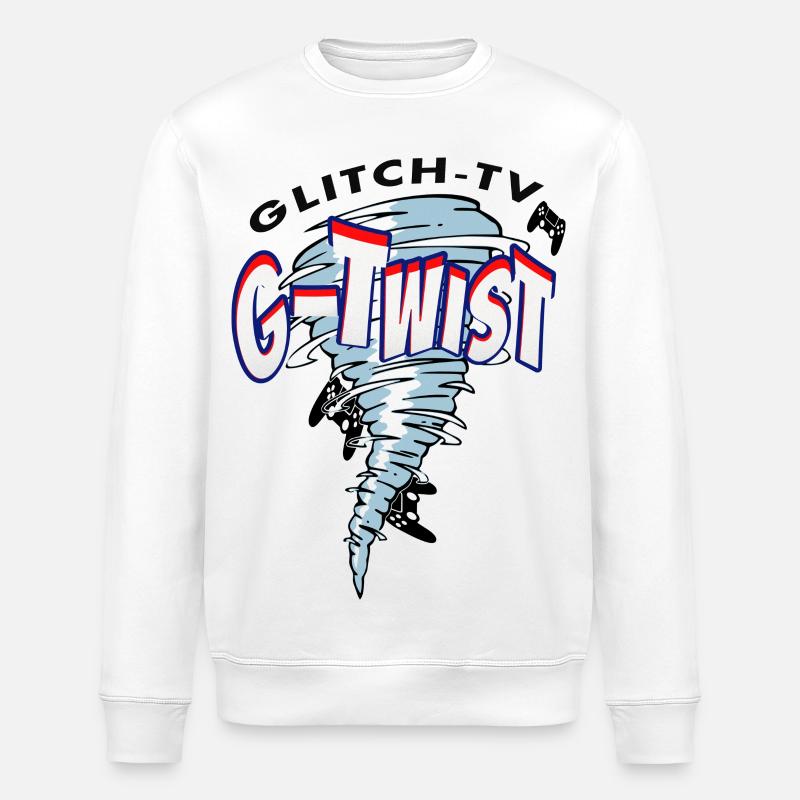 Tornade de joueur - Sweat bio ROLLER Stanley/Stella Unisexe - blanc