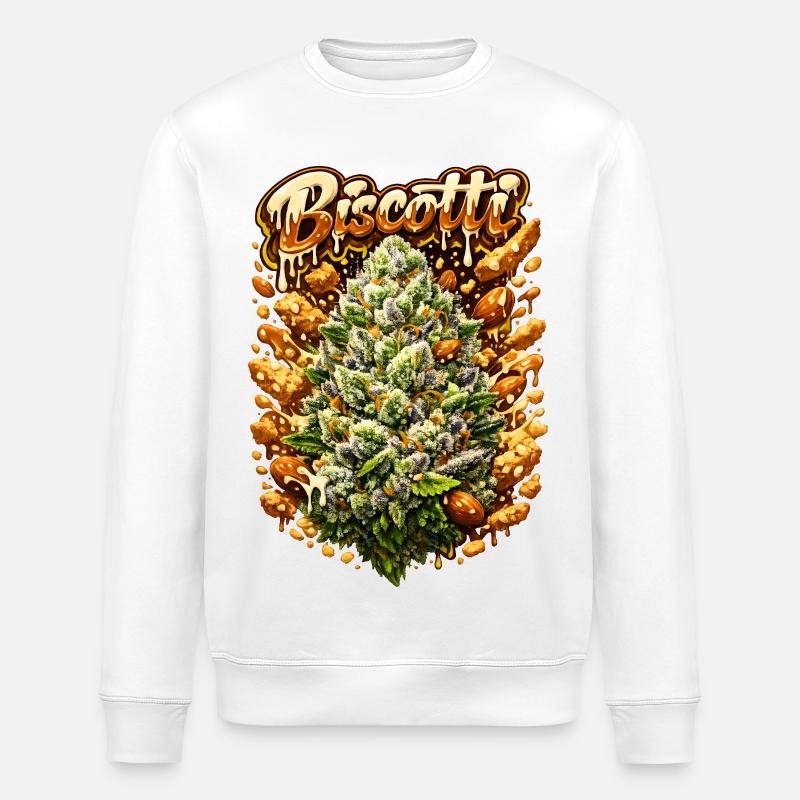 Biscotti Cookie Graffiti Art Print - Sweat bio ROLLER Stanley/Stella Unisexe - blanc