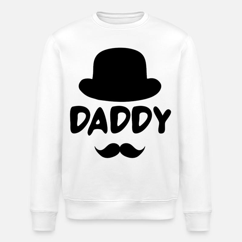 BESTER DAD - Stanley/Stella Unisex Bio-Sweatshirt ROLLER - Weiß
