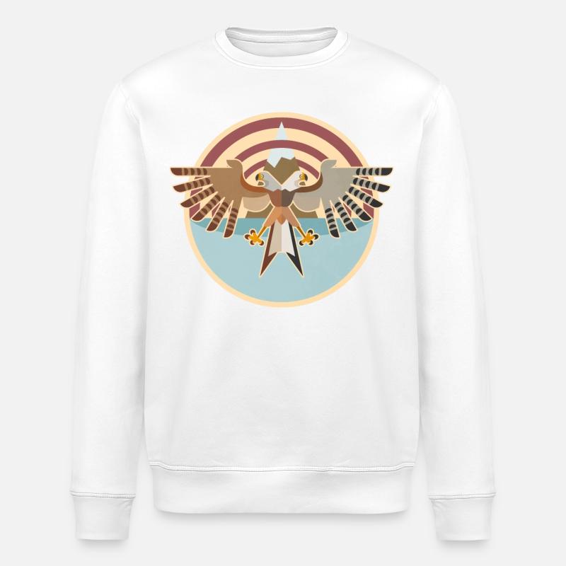 Rotmilan - Stanley/Stella Unisex Bio-Sweatshirt ROLLER - Weiß