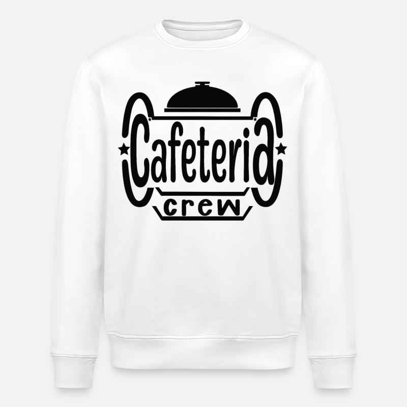 funny Cafeteria crew desing - Sweat bio ROLLER Stanley/Stella Unisexe - blanc