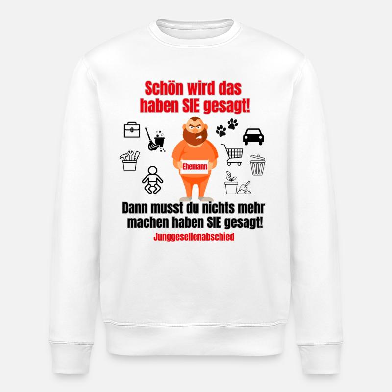 JGA - Stanley/Stella Unisex Bio-Sweatshirt ROLLER - Weiß