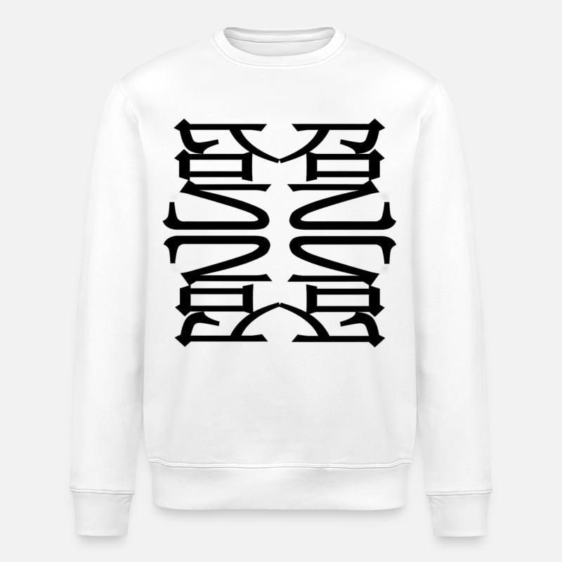 impressionner - Sweat bio ROLLER Stanley/Stella Unisexe - blanc