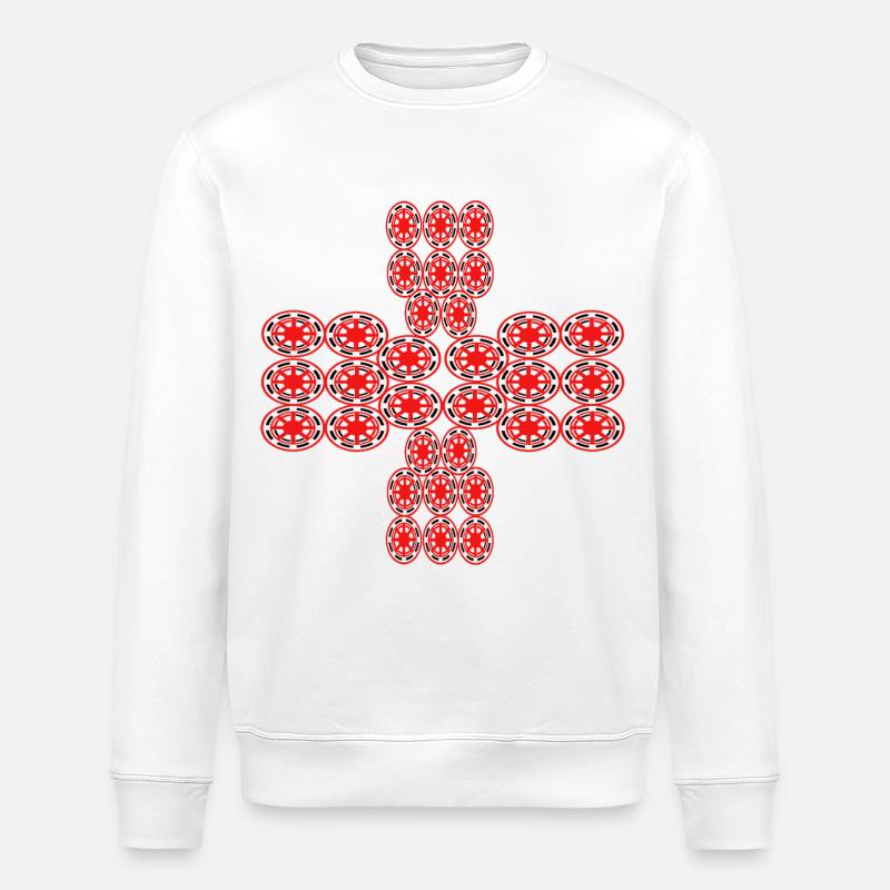 Crois-moi - Sweat bio ROLLER Stanley/Stella Unisexe - blanc