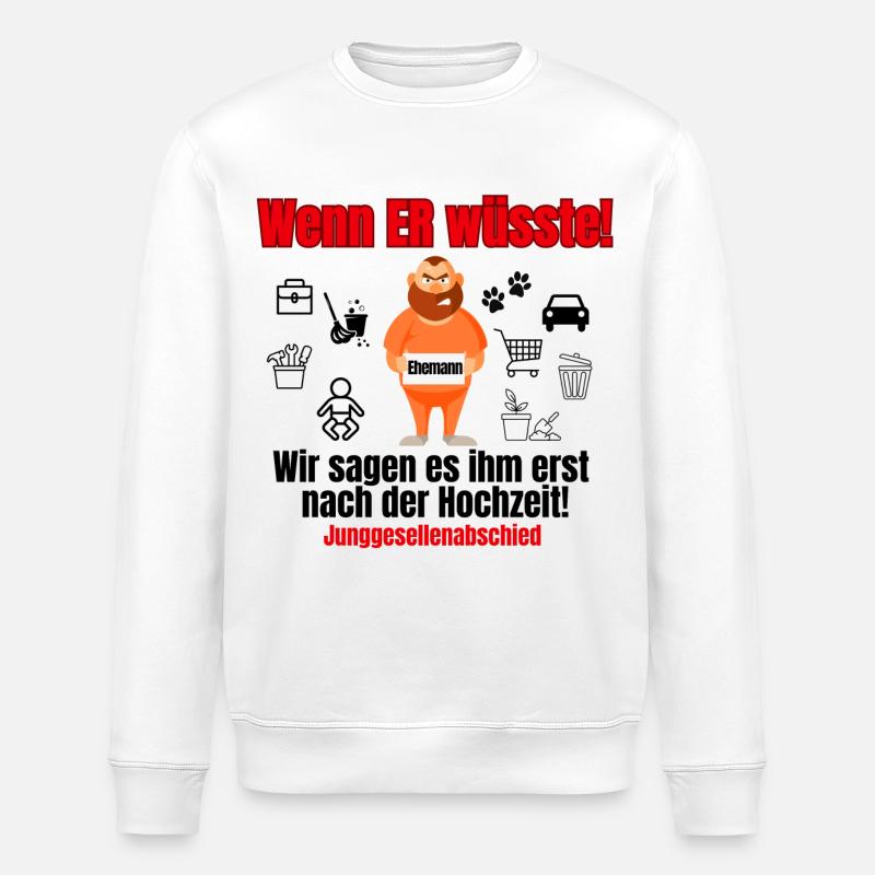 JGA - Stanley/Stella Unisex Bio-Sweatshirt ROLLER - Weiß