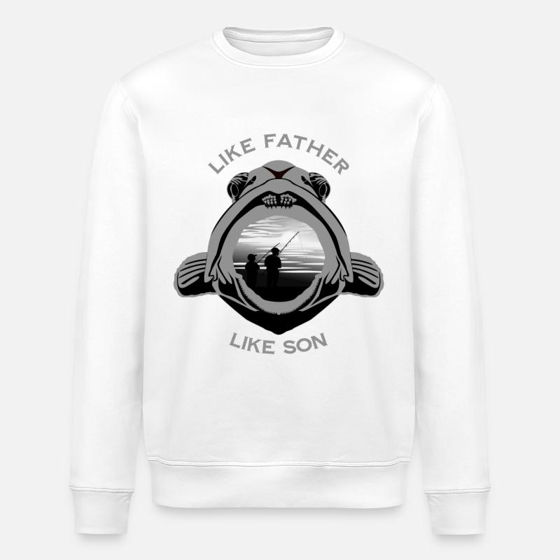 TEL PÈRE, TEL FILS - Sweat bio ROLLER Stanley/Stella Unisexe - blanc