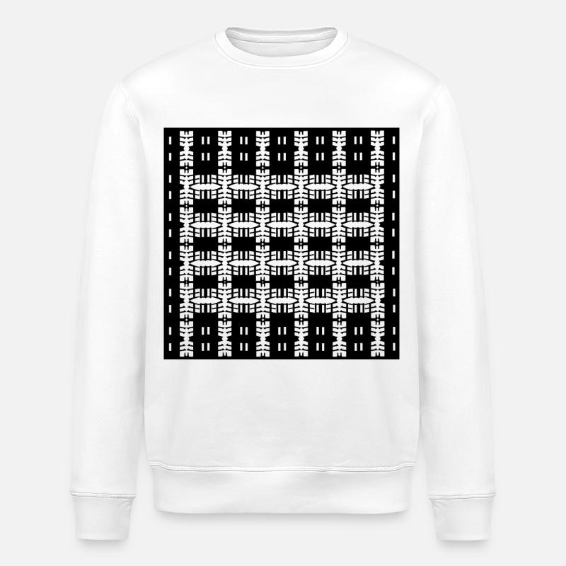 Forme unique du design - Sweat bio ROLLER Stanley/Stella Unisexe - blanc