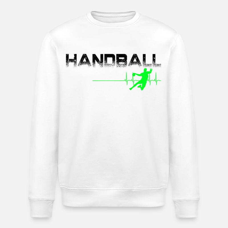 Handball - Sweat bio ROLLER Stanley/Stella Unisexe - blanc