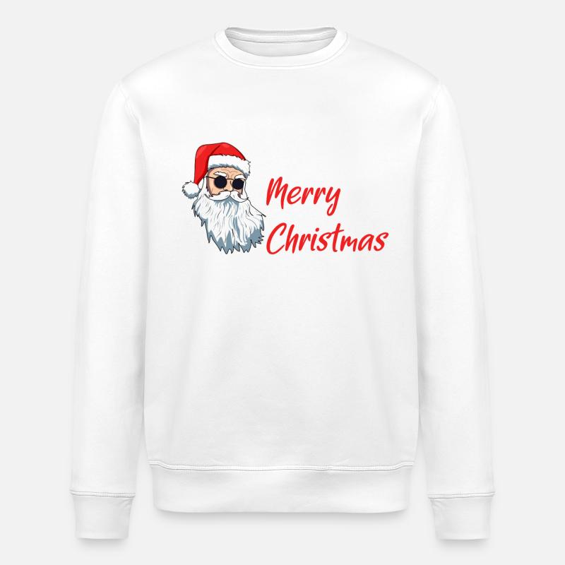 Merry Christmas - Stanley/Stella Unisex Bio-Sweatshirt ROLLER - Weiß