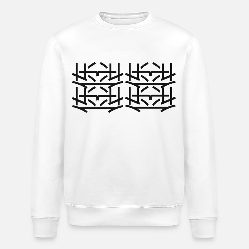 Unique Style - Sweat bio ROLLER Stanley/Stella Unisexe - blanc