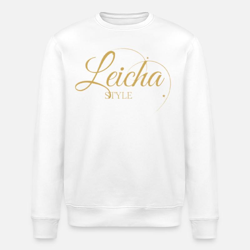 Leichas style - Sweat bio ROLLER Stanley/Stella Unisexe - blanc