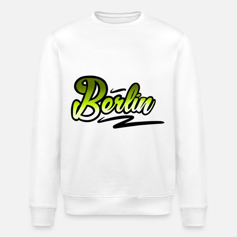 Berlin - Stanley/Stella Unisex Bio-Sweatshirt ROLLER - Weiß