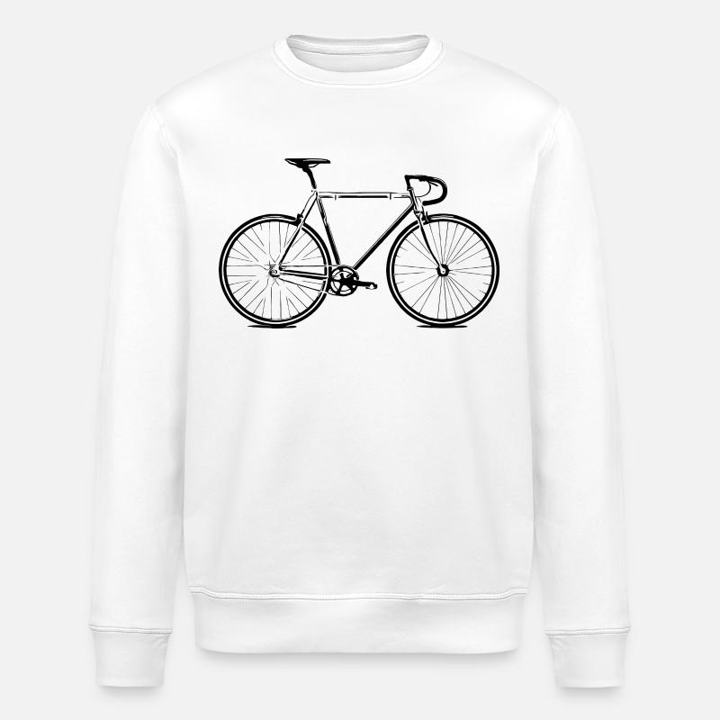vélo de route simple - Sweat bio ROLLER Stanley/Stella Unisexe - blanc