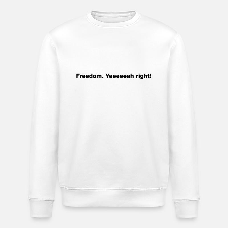 Freiheit - Stanley/Stella Unisex Bio-Sweatshirt ROLLER - Weiß