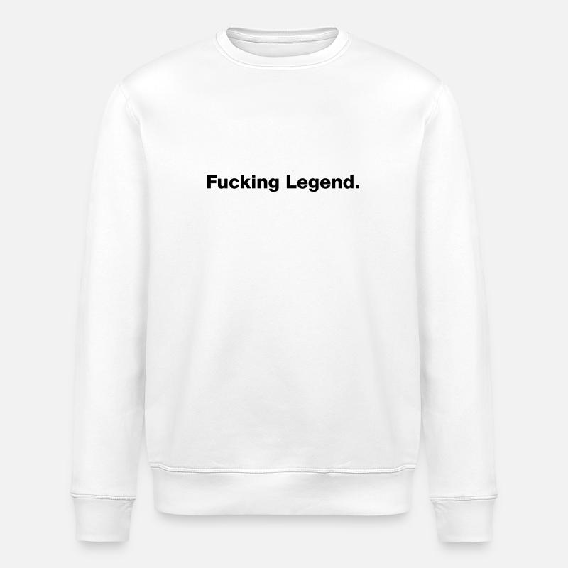 Verdammte Legende - Stanley/Stella Unisex Bio-Sweatshirt ROLLER - Weiß
