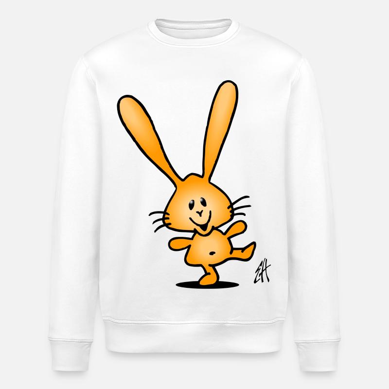 Lapin - Sweat bio ROLLER Stanley/Stella Unisexe - blanc